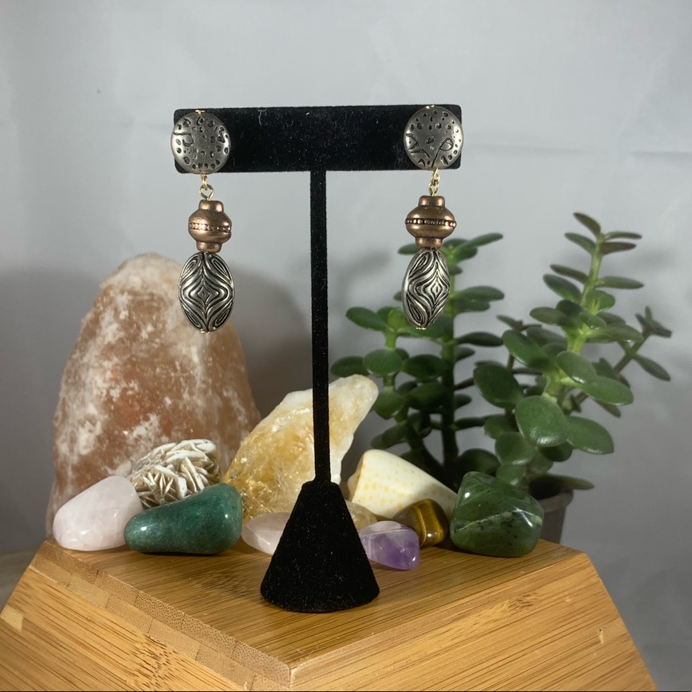 Multi tone earrings